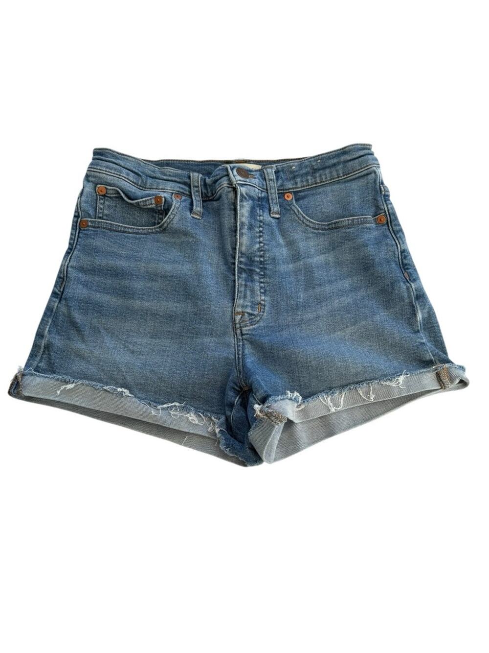 Madewell 27 high rise Classic Blue Denim Women’s Shorts casual